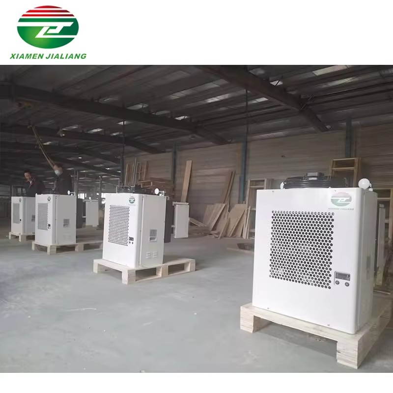 Efficient heat transfer monoblock condensing unit